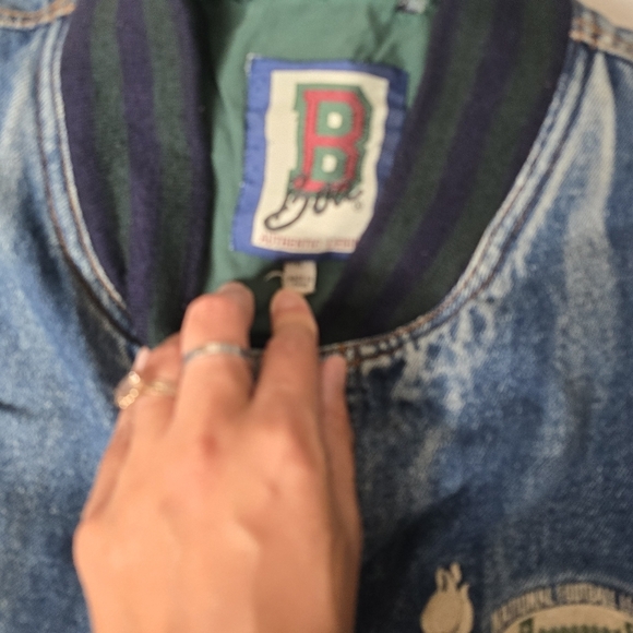 Vintage National Football League Players Association Jim Thorpe Jean Jacket - Picture 5 of 7